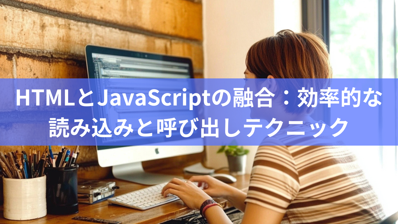 HTMLとJavaScriptの融合：効率的な読み込みと呼び出しテクニック