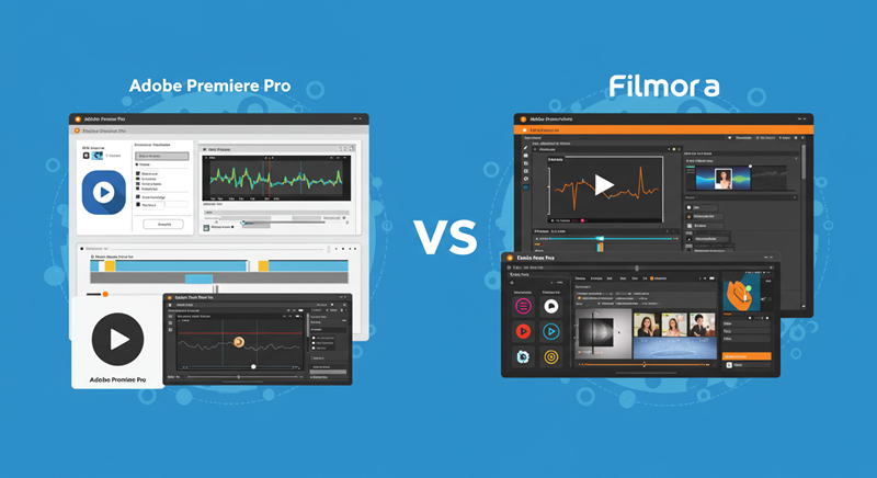 動画編集初心者必見！Adobe Premiere ProとFilmoraの本当の違い